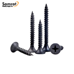 6 x 1-5/8" Drywall Screws – Fine Thread, Black Phosphate Finish