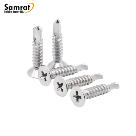 6 x 1-5/8" Self-Tapping Screws – Zinc Coated