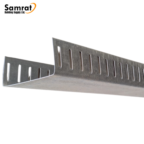 Slotted Steel Track 3-5/8" x 10 ft – 20 Gauge