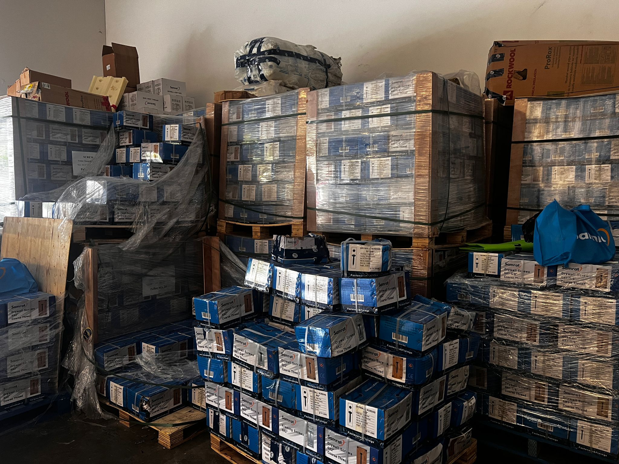 Warehouse stock