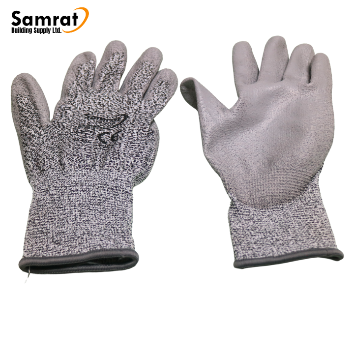 Gloves Dark Grey-L Grey Lock