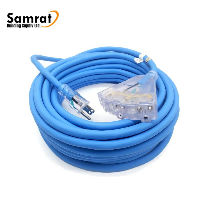 Ext Cord 12/3x50' Hv Blu - Terratuff