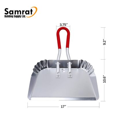 Dust Pan 17" W/ Dipped Handle