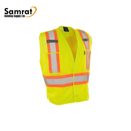 S/M Lime 5PT Tear Away Vest