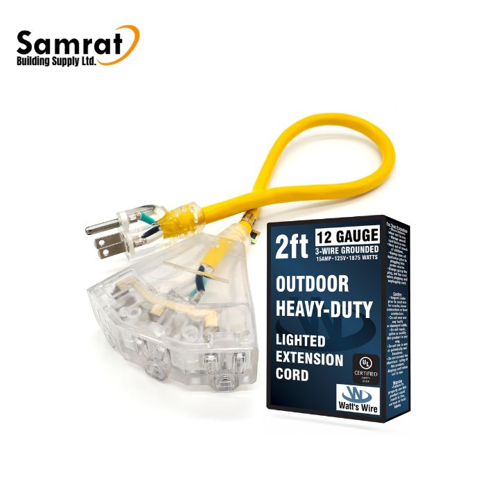 Adapter Cord 12/3x2' - Terratuff